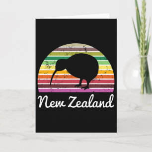 New Zealand Shirt Kiwi Bird Holiday Gift Card