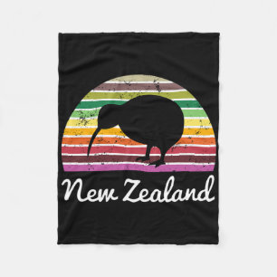 New Zealand Shirt Kiwi Bird Holiday Gift Fleece Blanket