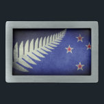 New Zealand Silver Fern Belt Buckle<br><div class="desc">Colour: Pewter Wear your self-expression with this custom rectangular belt buckle. Printed in full, vibrant colour and finished with a UV resistant and waterproof coating, your image will display beautifully against this burnished silver belt buckle for years to come. This belt buckle arrives in a black felt bag that is...</div>