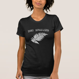 New Zealand Silver Fern Black T-Shirt