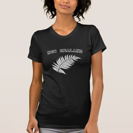 New Zealand Silver Fern Black T-Shirt