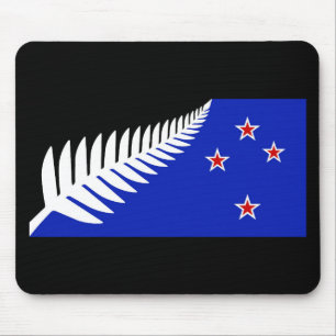 New Zealand Silver Fern Flag Mouse Mat