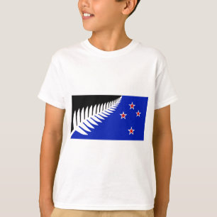 New Zealand Silver Fern Flag T-Shirt
