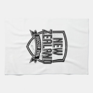 New Zealand Soccer 2026 Soccer Bold Country Typogr Tea Towel