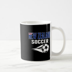 New Zealand Soccer Fans Jersey Support New Zealand Coffee Mug