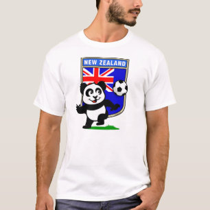 New Zealand Soccer Panda (light shirts) T-Shirt