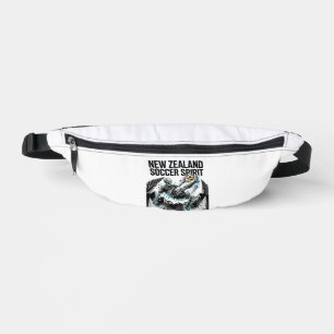 New Zealand Soccer Spirit Skeleton Striker Nations Bum Bags