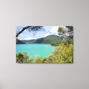 New Zealand, South Island, Marlborough Sounds. Canvas Print