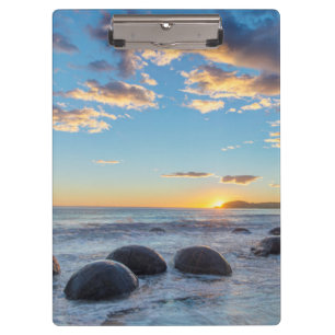 New Zealand, South Island, Moeraki Boulders Clipboard