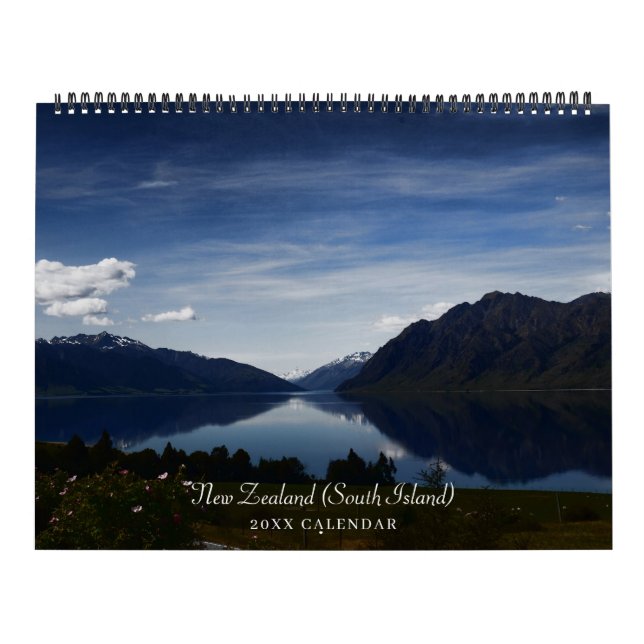New Zealand South Island Photography Calendar (Cover)