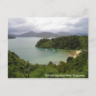New Zealand South Island Postcard