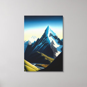 New Zealand Southern Alps - Canvas Print