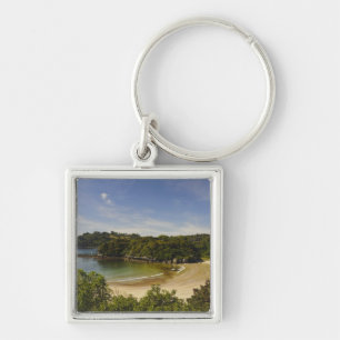 New Zealand, Southland, Stewart Island, Halfmoon Key Ring