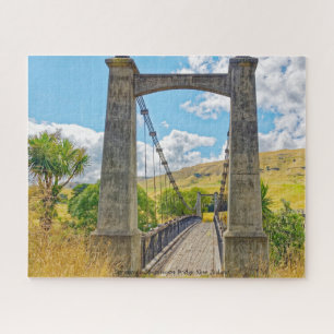 New Zealand Springvale Suspension Bridge Jigsaw Puzzle