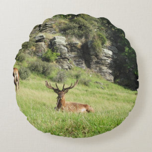 New Zealand Stags Round Cushion
