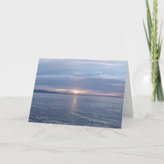 New Zealand Sunset Card