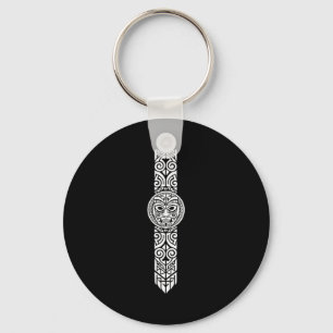New zealand symbol haka culture proud maori tribal key ring