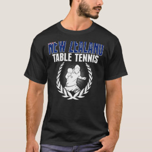 New Zealand Table Tennis Kiwi Ping Pong Team Supp T-Shirt
