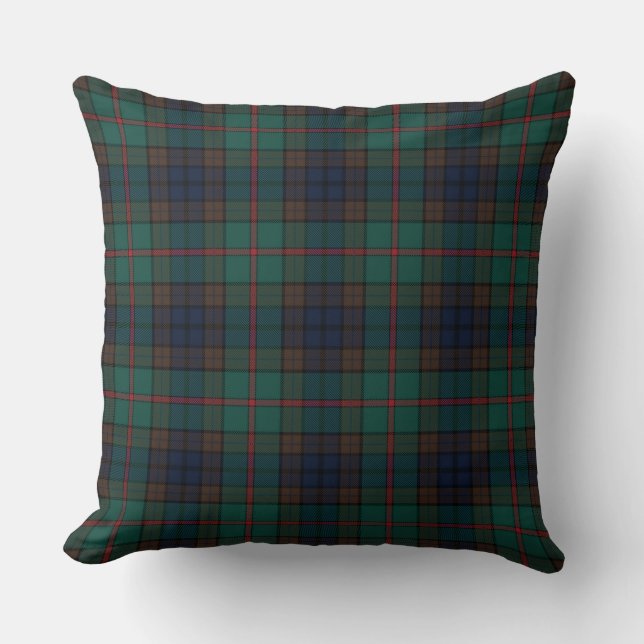New Zealand Tartan Plaid Pattern Cushion (Front)