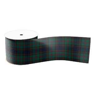 New Zealand Tartan Plaid Pattern Grosgrain Ribbon