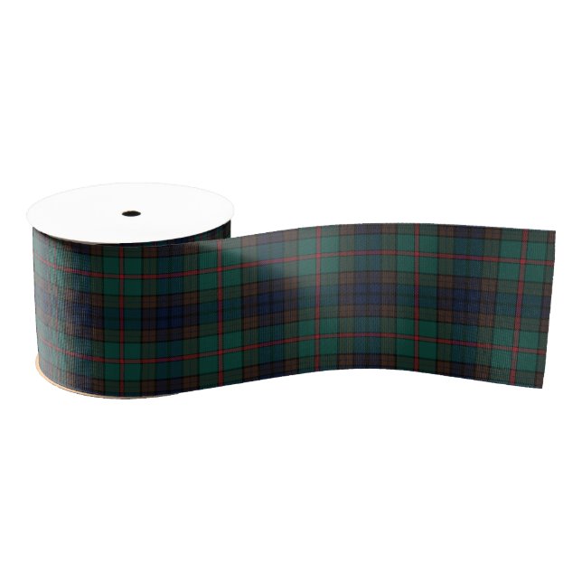 New Zealand Tartan Plaid Pattern Grosgrain Ribbon (Spool)