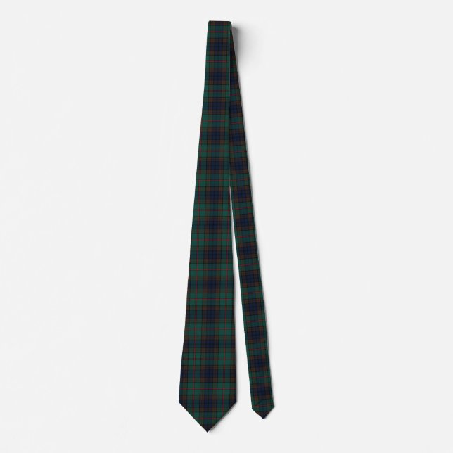 New Zealand Tartan Plaid Pattern Tie (Front)