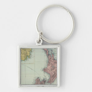 New Zealand, Tasmania, Fiji Key Ring
