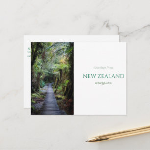 New Zealand Travel Postcard