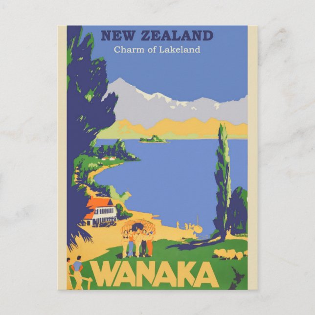 New Zealand Travel Postcard (Front)