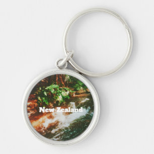 New Zealand Travel Print Key Ring