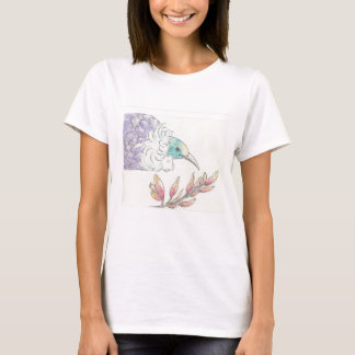 New Zealand Tui bird and Flax T-Shirt