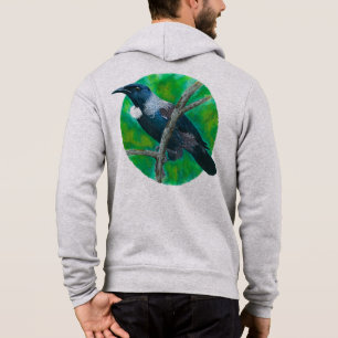 New Zealand Tui - Painting in acrylic Hoodie