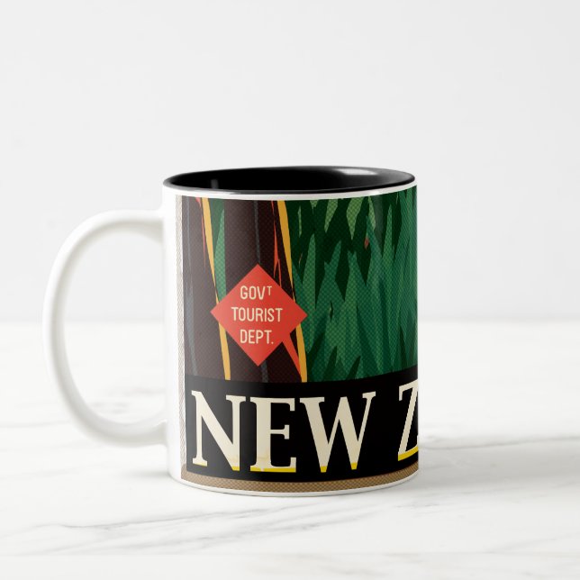 New Zealand Two-Tone Coffee Mug (Left)