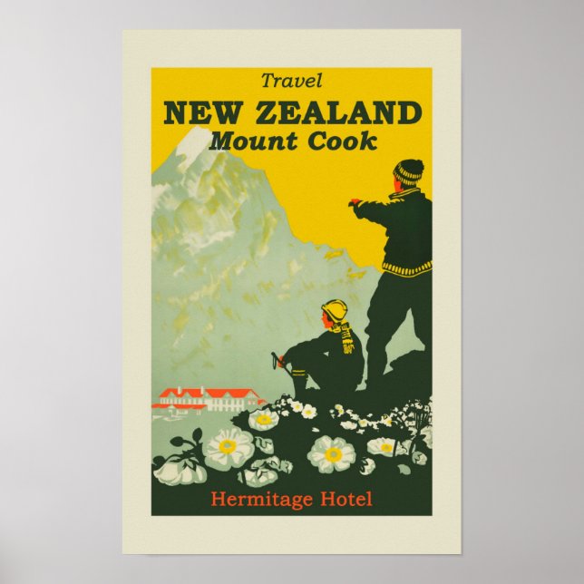 New Zealand Vintage Poster (Front)