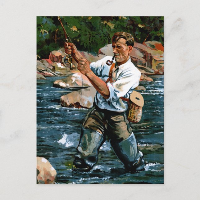 New Zealand Vintage Poster Restored Postcard (Front)