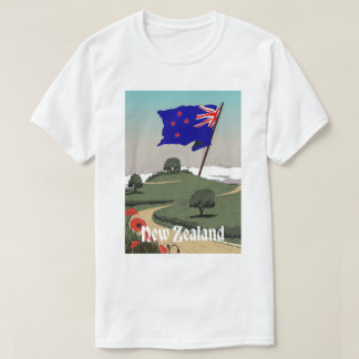 new Zealand Vintage Travel T-Shirt