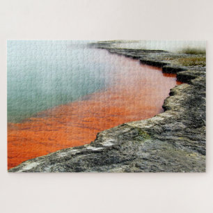 New Zealand, Wai-O-Tapu & Champagne Pool /puzzle Jigsaw Puzzle