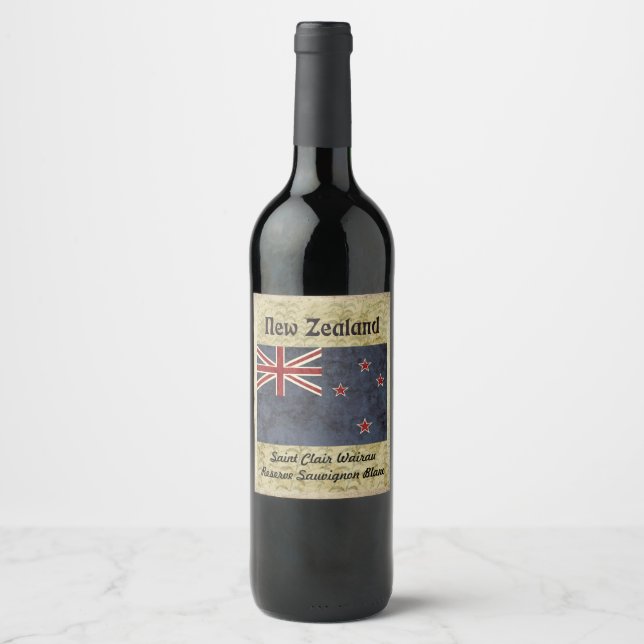 New Zealand Wine Label (Front)
