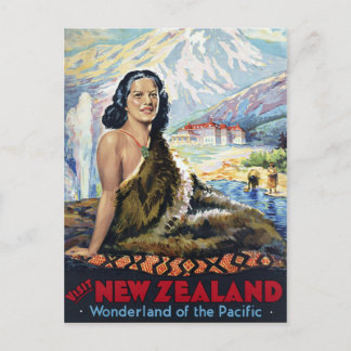 New Zealand: Wonderland of the Pacific Postcard