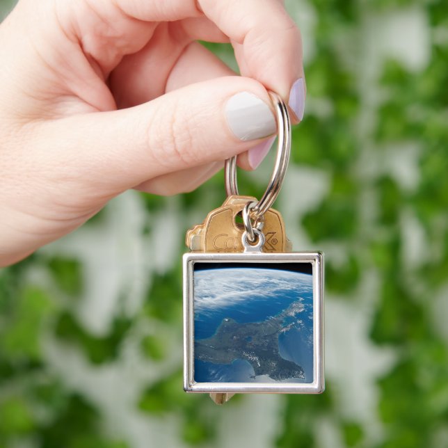 New Zealand's North Island. Key Ring (Hand)
