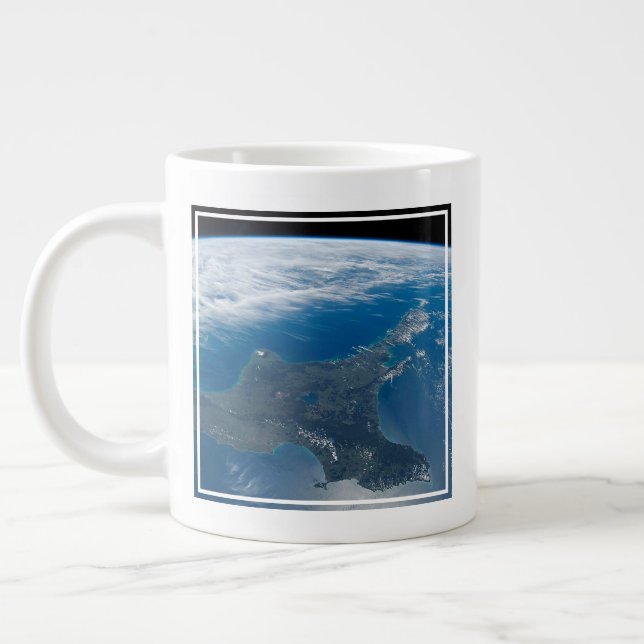 New Zealand's North Island. Large Coffee Mug (Left)