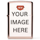 NEW! Zippo Lighter - Street Chrome - Custom