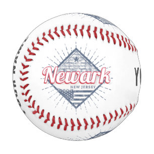 Newark City New Jersey United States Vintage USA Baseball