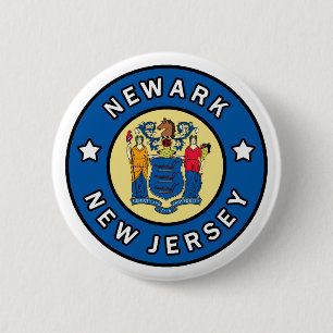 Newark New Jersey 6 Cm Round Badge