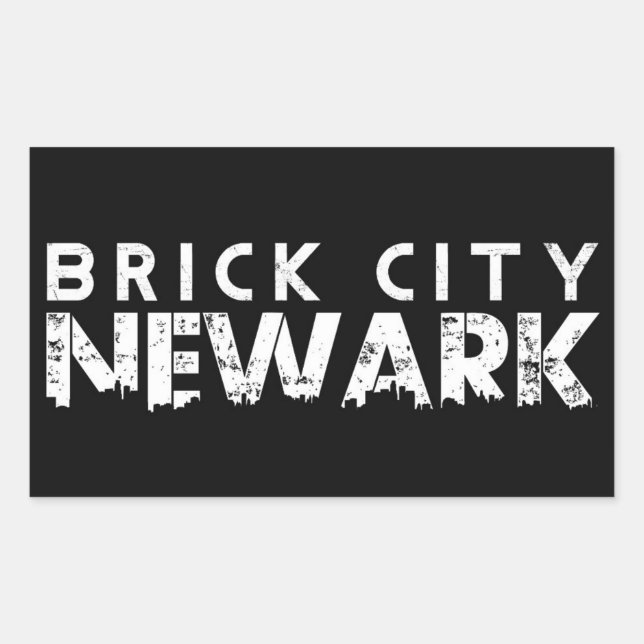 Newark, New Jersey - Brick City - STICKERS (Front)