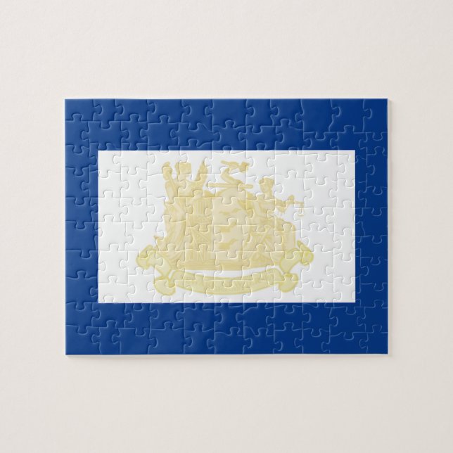 Newark (New Jersey) City Flag Jigsaw Puzzle (Horizontal)