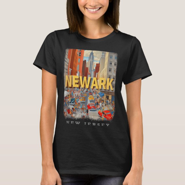 Newark New Jersey Nj Urban Energy Sd649  T-Shirt (Front)