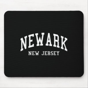 Newark - New Jersey - Throwback Design - Clic Mouse Mat