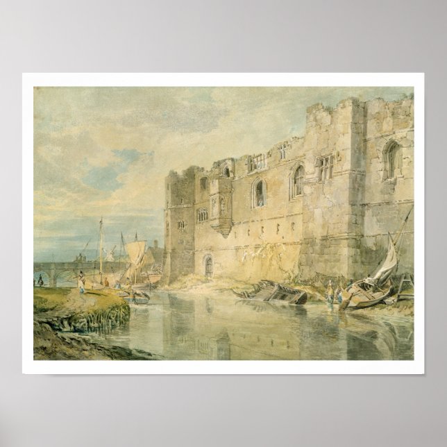 Newark-upon-Trent, c.1796 (w/c over graphite on pa Poster (Front)