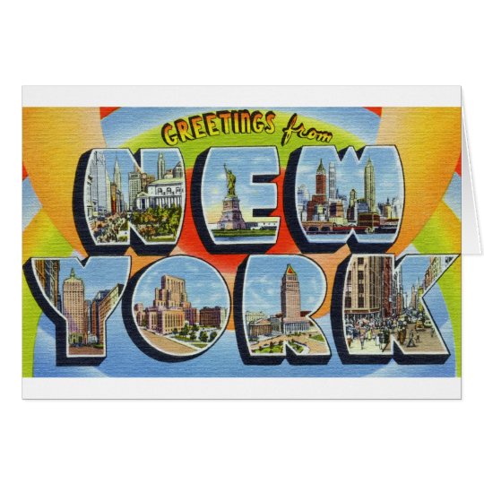 newartsweb - Greetings from New York. Card